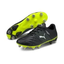 Puma Men's Avant 2.1 Rugby Boots Black / White / Yellow Alert -underwear Zone 106411 01 1