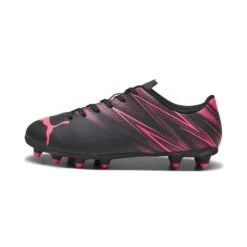 Puma Attacanto FG/AG Kids' Football Boots Black / Orchid