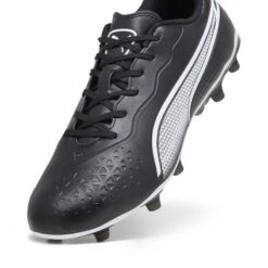 Puma King Match Play FG/AG Men's Football Boots Black / White -underwear Zone 107570 01 sv04