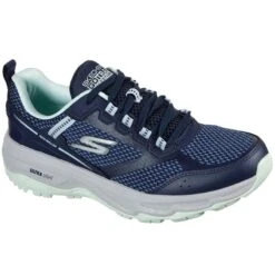 Skechers Women's GOrun Trail Altitude Shoes Navy / Turquoise