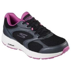 Skechers Women's Go Run Consistent Anahita Trainers Black / Purple -underwear Zone 128280 bkpr large