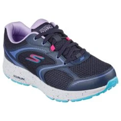 Skechers Women's Skechers GO RUN Consistent - Vivid Horizon Navy / Lavender -underwear Zone 128285 nvlv large