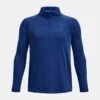 Under Armour Kids' UA Tech™ 2.0 Half Zip Blue Mirage / Black