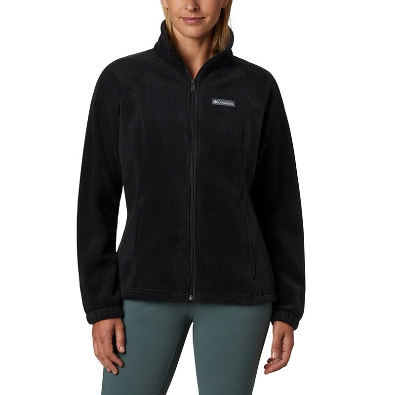 Columbia Women's Benton Springs™ Full Zip Fleece Jacket Black 1 Columbia Women's Benton Springs™ Full Zip Fleece Jacket Black