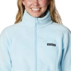 Columbia Women's Benton Springs™ Full Zip Fleece Jacket Spring Blue -underwear Zone 1372111 490 a2 presethigh res jpeg 300 dpi