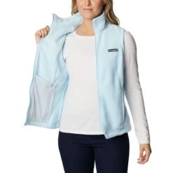 Columbia Women's Benton Springs™ Fleece Gilet Spring Blue -underwear Zone 1372121 490 a3 presethigh res jpeg 300 dpi