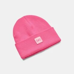 Under Armour Women's UA Halftime Cuff Beanie Pink Punk / Prime Pink