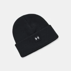 Under Armour Kids' UA Halftime Beanie Black / White