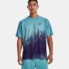 Under Armour Men's UA Tech™ Fade T-Shirt Glacier Blue / Sonar Blue - Tall