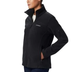Columbia Women's Fast Trek™ II Fleece Jacket Black -underwear Zone 1465351 010 a1 presethigh res jpeg 300 dpi