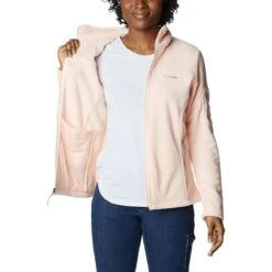 Columbia Women's Fast Trek™ II Fleece Jacket Peach Blossom 10 Columbia Women's Fast Trek™ II Fleece Jacket Peach Blossom -underwear Zone 1465351 890 a3 presethigh res jpeg 300 dpi