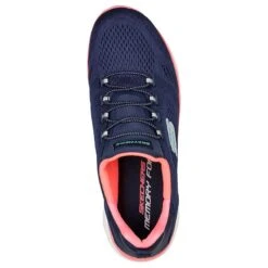 Skechers Women's Summits - Perfect Views Runners Navy / Neon Pink -underwear Zone 149523 nvnp b large