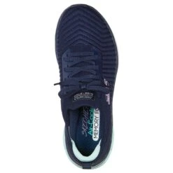 Skechers Women's Glide Step Sport Level Up Trainers Navy / Aqua -underwear Zone 149553 nvaq b large