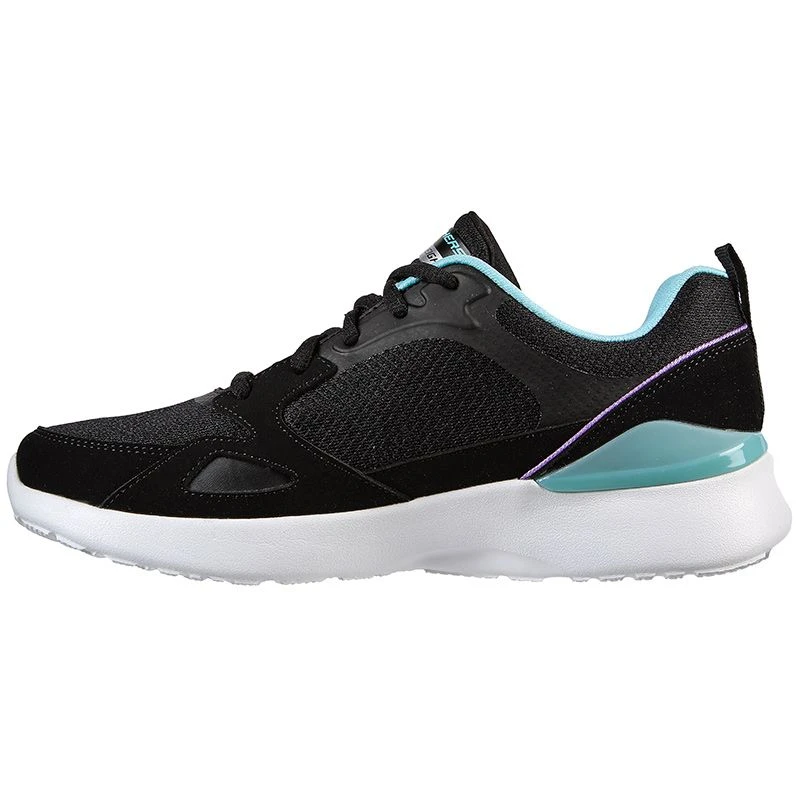 Skechers Women's Skech-Air Dynamic Carefree Way Trainers Black / Mint 2 Skechers Women's Skech-Air Dynamic Carefree Way Trainers Black / Mint - Image 2