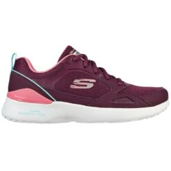 Skechers Women's Skech-Air Dynamic Carefree Way Trainers Burgundy / Pink