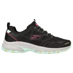 Skechers Women's Hillcrest Pure Escapade Walking Shoes Black Leather / Mesh / Multi Trim