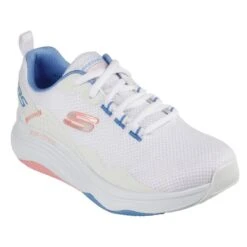 Skechers Women's D'Lux Fitness - Roam Free Runners White / Multi Trim -underwear Zone 149835wmlt 3