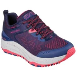Skechers Women's D'Lux Trail - Round Trip Runners Navy / Hot Pink -underwear Zone 149842nvhp 1
