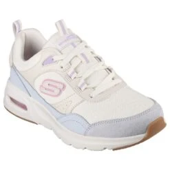 Skechers Women's Skech-Air Court Cool Avenue Runners Natural White / Blue -underwear Zone 149947 ntmt