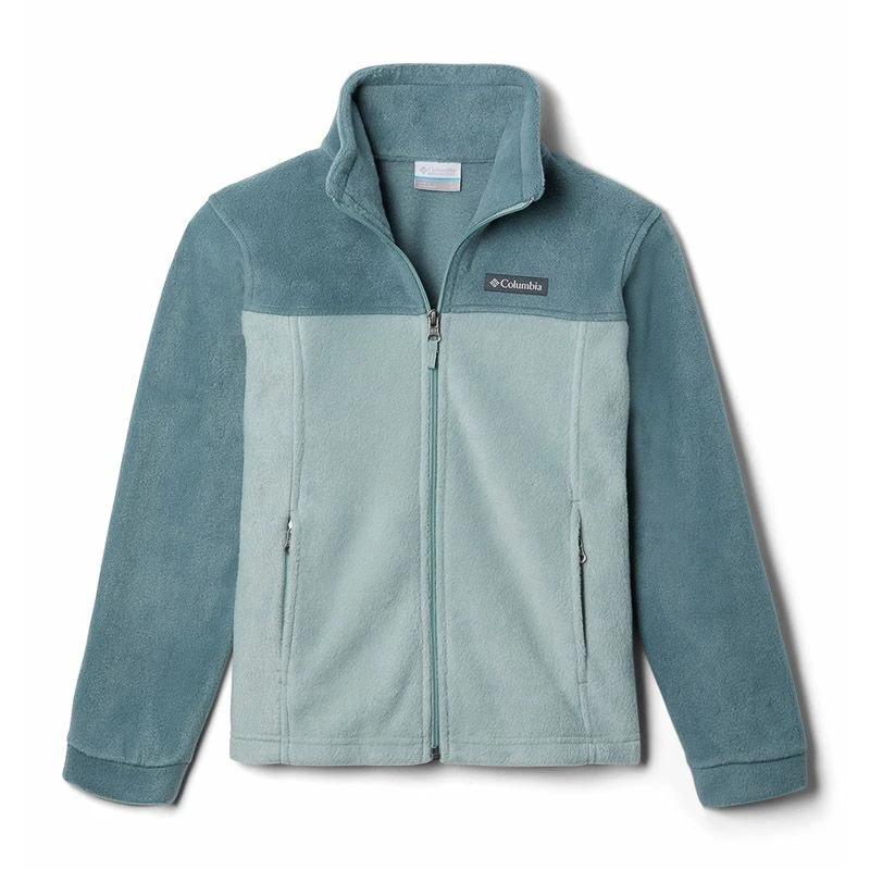 Columbia Kids' Steens Mountain™ II Fleece Jacket Metal / Niagara 1 Columbia Kids' Steens Mountain™ II Fleece Jacket Metal / Niagara