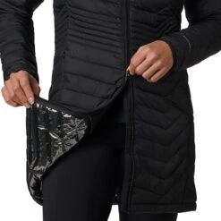Columbia Women's Powder Lite™ Mid Down Jacket Black -underwear Zone 1748311 011 a1 presethigh res jpeg 300 dpi