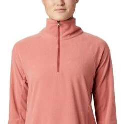 Columbia Women's Glacial™ IV Half Zip Fleece Dark Coral -underwear Zone 1802201 639 a2