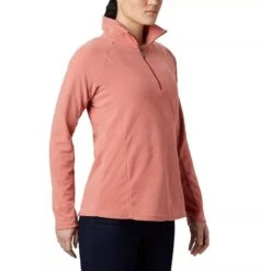 Columbia Women's Glacial™ IV Half Zip Fleece Dark Coral -underwear Zone 1802201 639 a3