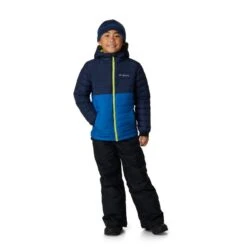 Columbia Kids' Powder Lite™ Hooded Jacket Bright Indigo -underwear Zone 1802901432 0