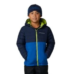 Columbia Kids' Powder Lite™ Hooded Jacket Bright Indigo