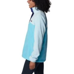Columbia Women's Benton Springs™ 1/2 Snap Pullover Spring Blue / Dark Sapphire -underwear Zone 1860991 404 a1 presethigh res jpeg 300 dpi