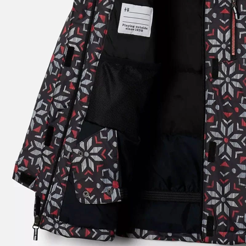 Columbia Kids' Alpine Free Fall™ II Ski Jacket Black Paperflakes 3 Columbia Kids' Alpine Free Fall™ II Ski Jacket Black Paperflakes - Image 3