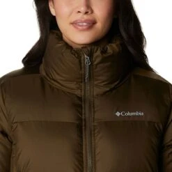 Columbia Women's Puffect™ Jacket Olive Green -underwear Zone 1864781 319 a2 presethigh res jpeg 300 dpi