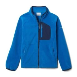 Columbia Kids' Fast Trek™ III Fleece Full Zip Bright Indigo / Collegiate Navy