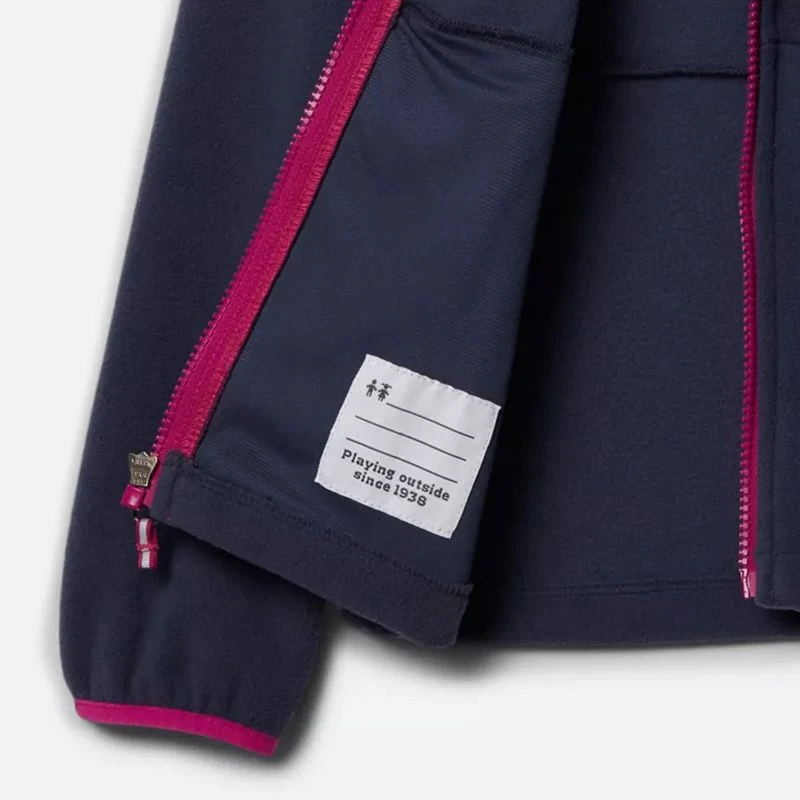 Columbia Kids' Fast Trek™ III Fleece Full Zip Nocturnal / Wild Fuchsia 3 Columbia Kids' Fast Trek™ III Fleece Full Zip Nocturnal / Wild Fuchsia - Image 3