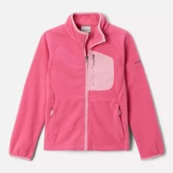 Columbia Kids' Fast Trek™ III Fleece Full Zip Wild Geranium / Wild Rose