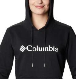 Columbia Women's Logo Hoodie Black -underwear Zone 1895751 012 a2