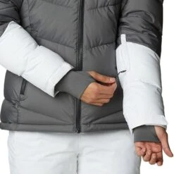 Columbia Women's Abbot Peak Insulated Jacket City Grey, Shark, White -underwear Zone 1909971 023 a7 presethigh res jpeg 300 dpi