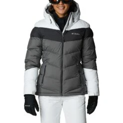 Columbia Women's Abbot Peak Insulated Jacket City Grey, Shark, White