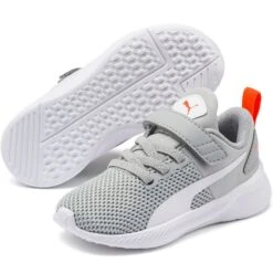 Puma Kids' Flyer Infant Trainers Grey / White / Firecracker -underwear Zone 192930 07