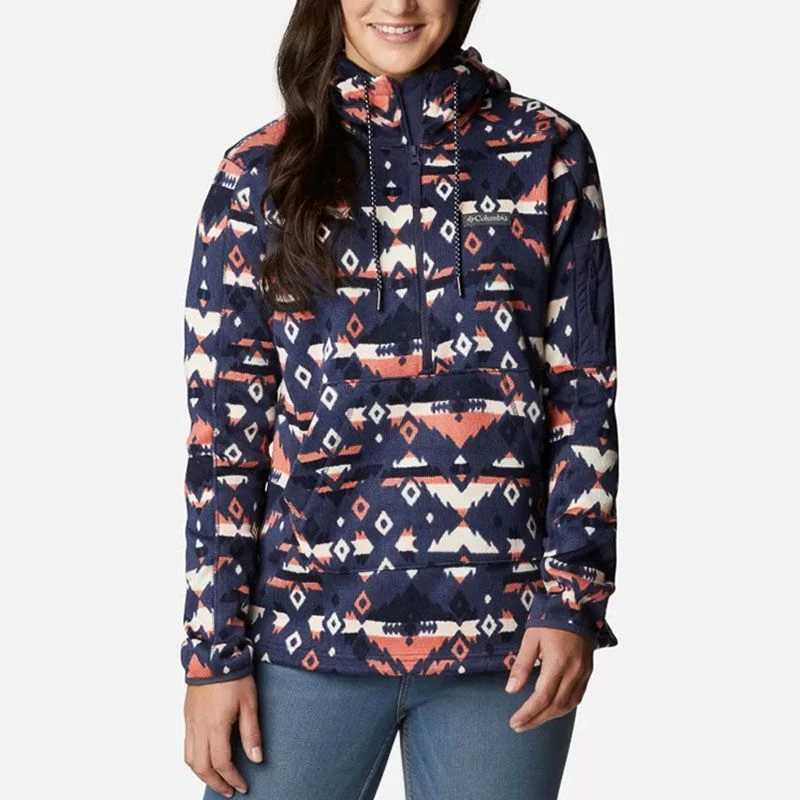 Columbia Women's Sweater Weather™ Hooded Pullover Nocturnal Rocky Mt Print 1 Columbia Women's Sweater Weather™ Hooded Pullover Nocturnal Rocky Mt Print