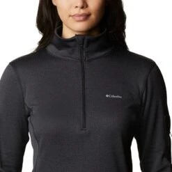 Columbia Women's Park View™ Half Zip Fleece Black -underwear Zone 1959703010 4