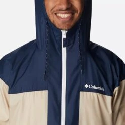 Columbia Men's Flash Challenger™ Windbreaker Ancient Fossil / Collegiate Navy -underwear Zone 1988723 271 a2 om