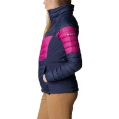 Columbia Women's Powder Pass™ Down Jacket Nocturnal / Wild Fuchsia -underwear Zone 1989432 466 a1 1