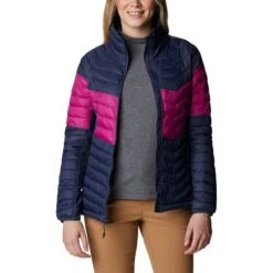 Columbia Women's Powder Pass™ Down Jacket Nocturnal / Wild Fuchsia -underwear Zone 1989432 466 a5 1