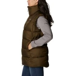 Columbia Women's Puffect™ Mid Gilet Olive Green -underwear Zone 2007711 319 a1 presethigh res jpeg 300 dpi
