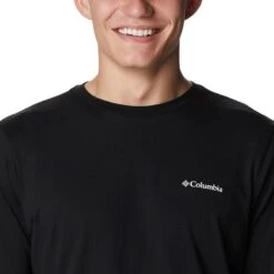 Columbia Men's CSC Basic Logo™ Long Sleeve T-Shirt Black / Csc Sleeve Logo -underwear Zone 2013561 010 a2 presethigh res jpeg 300 dpi