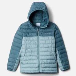 Columbia Kids' Silver Falls™ Hooded Jacket Niagara / Metal