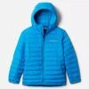 Columbia Kids' Silver Falls™ Hooded Jacket Compass Blue / Collegiate Navy