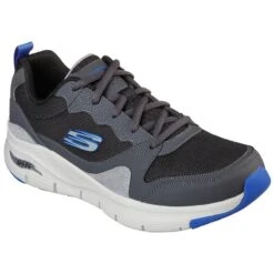 Skechers Men's Arch Fit Overlay Trainers Black / Grey -underwear Zone 232204 bkgy large