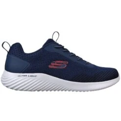 Skechers Men's Bounder Stretch Knit Runners Navy 7 Skechers Men's Bounder Stretch Knit Runners Navy -underwear Zone 232377nvy 3